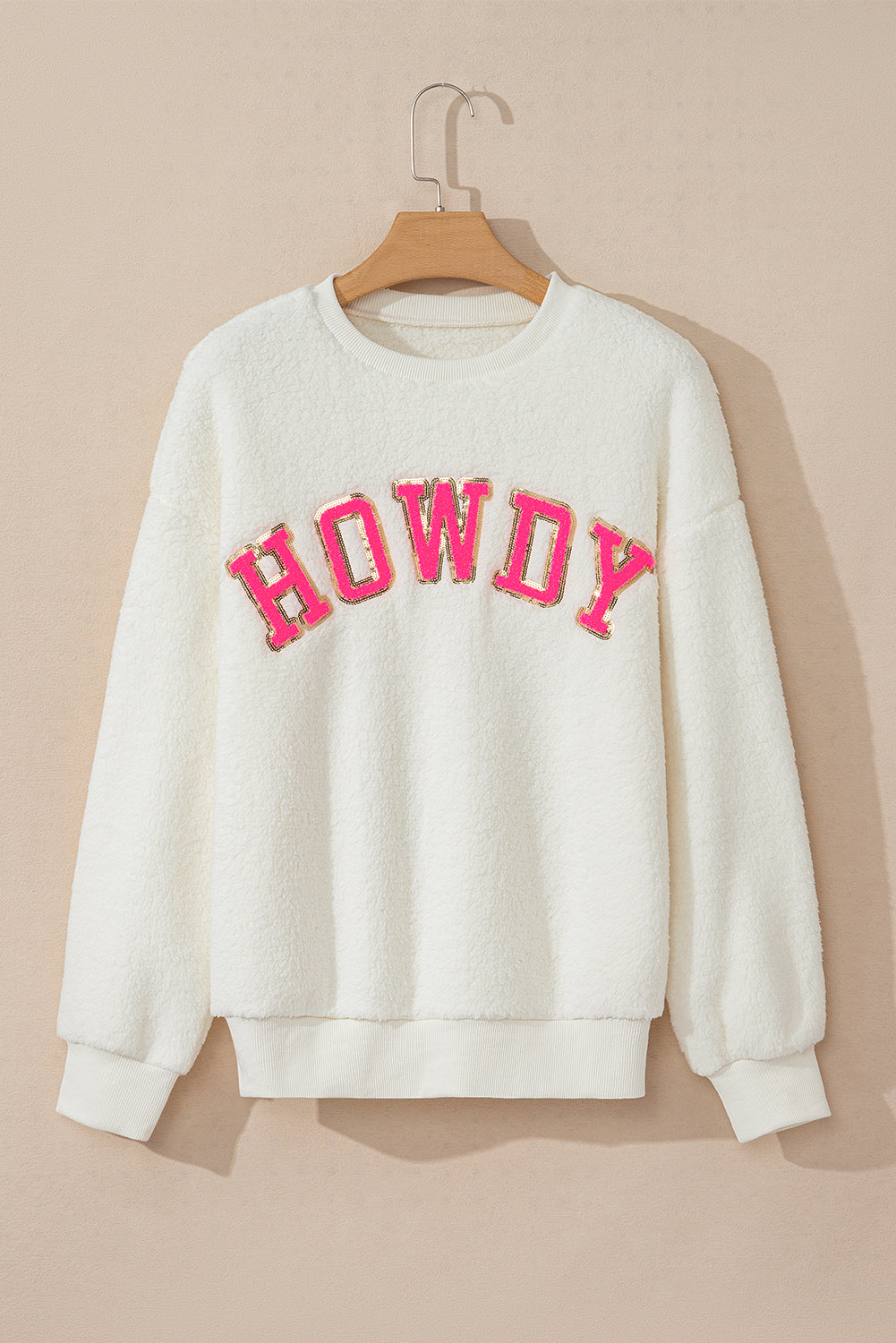 HOWDY Patched Sweatshirt
