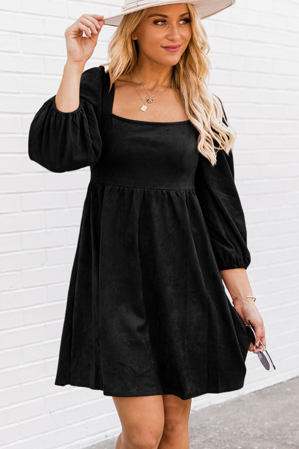 Suede Dress
