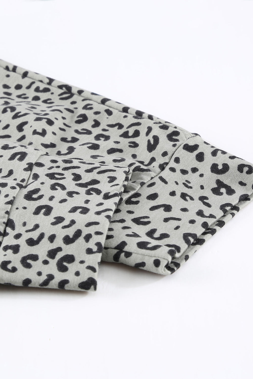 Black Leopard Joggers
