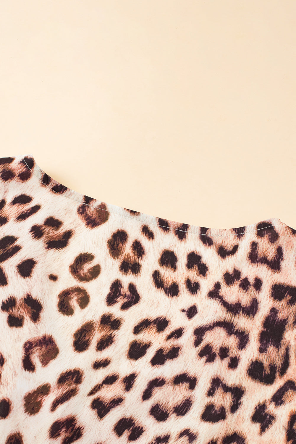 Bright Pink Leopard Bubble Sleeve Maxi Dress