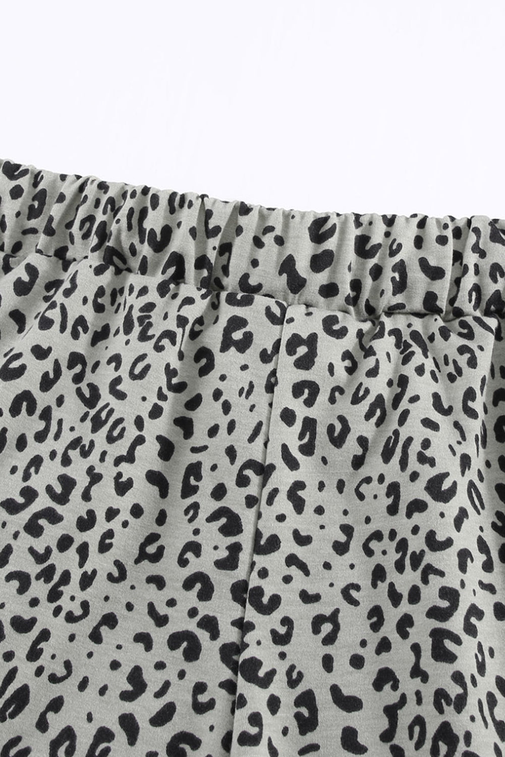 Black Leopard Joggers