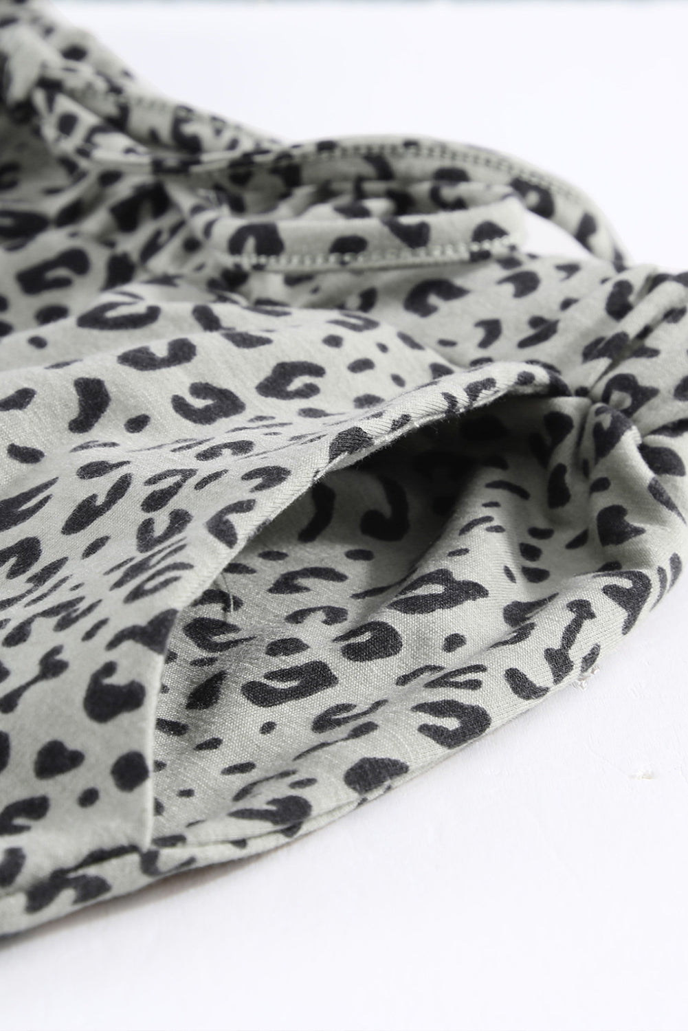 Black Leopard Joggers