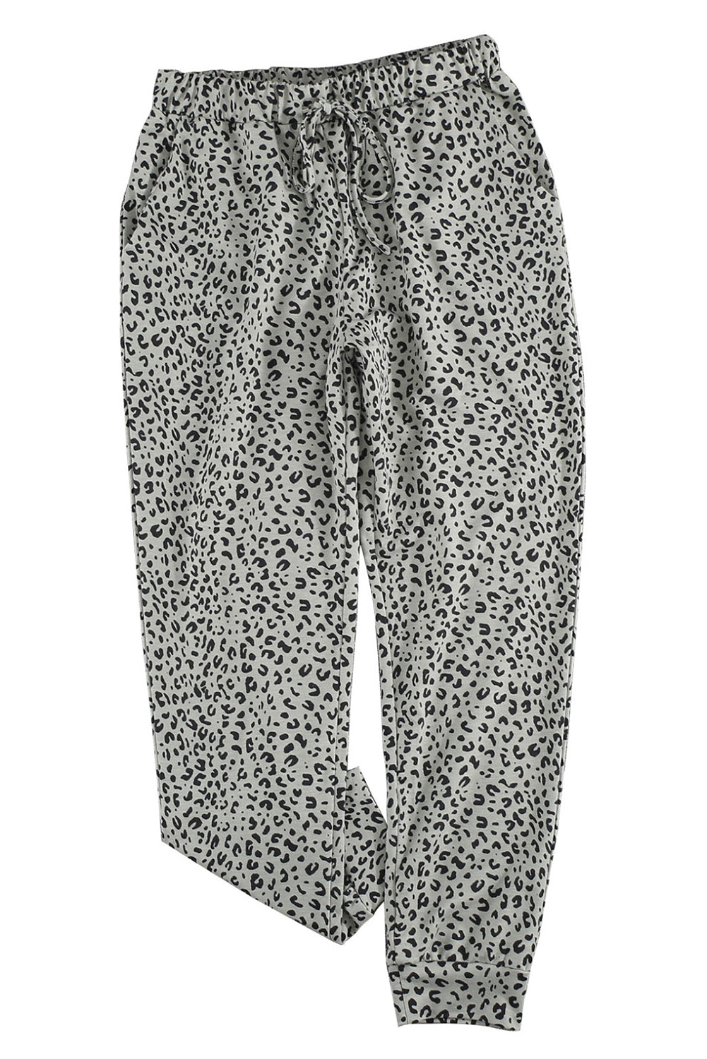 Black Leopard Joggers