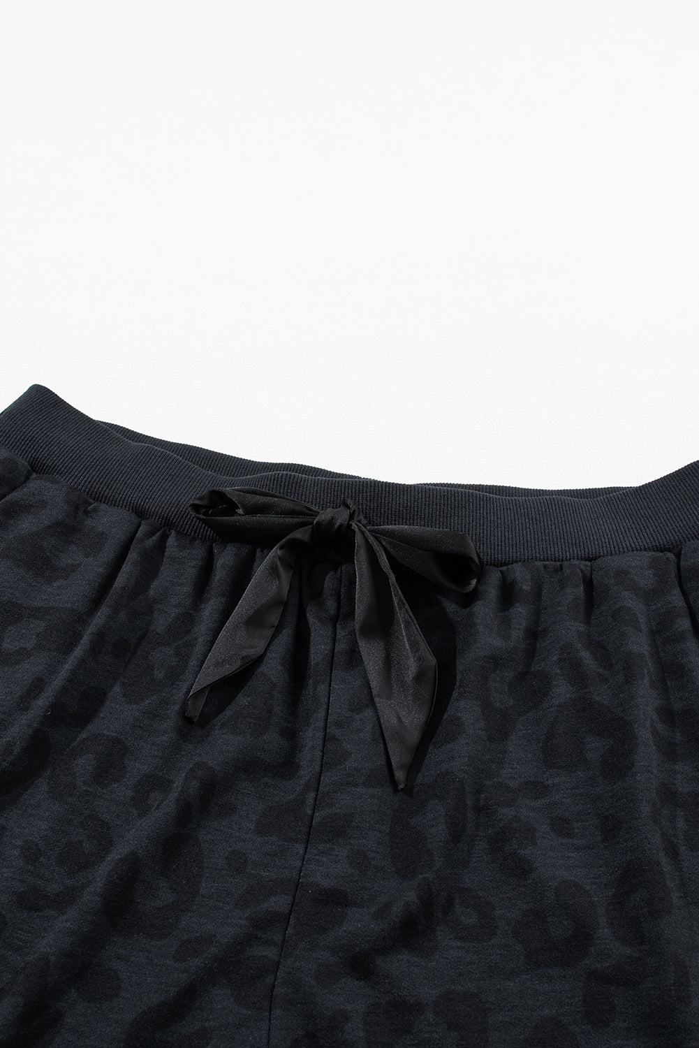Gray Leopard Pajama Set