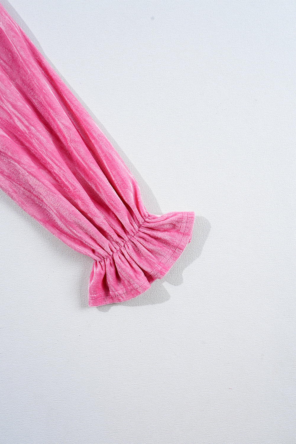 Strawberry Pink Velvet Mini Dress