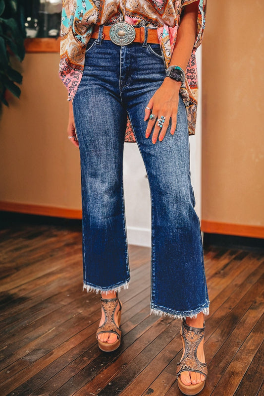 High Waist Flared Jeans