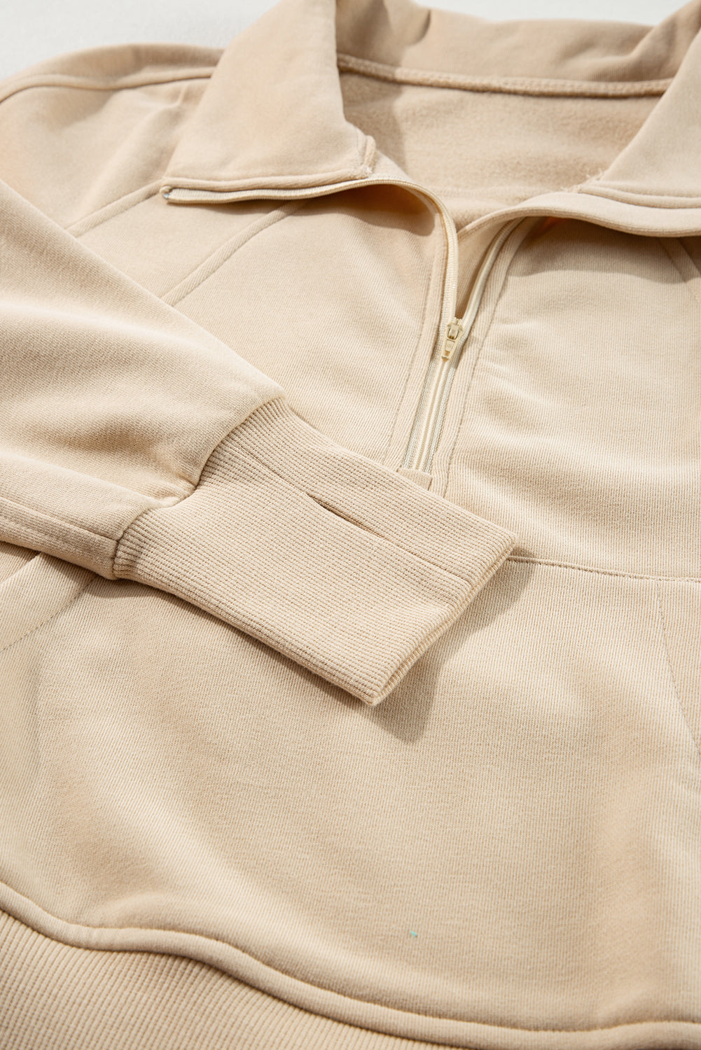 Fleece Lined Zip Up Sweatshirt