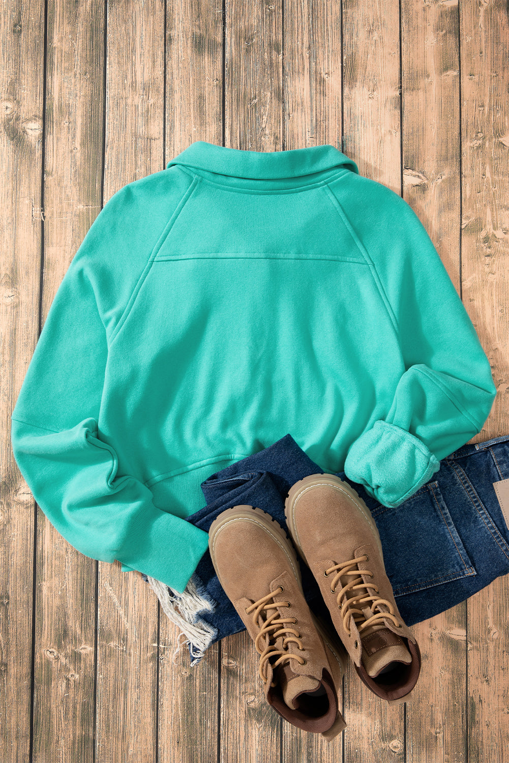 Fleece Lined Zip Up Sweatshirt