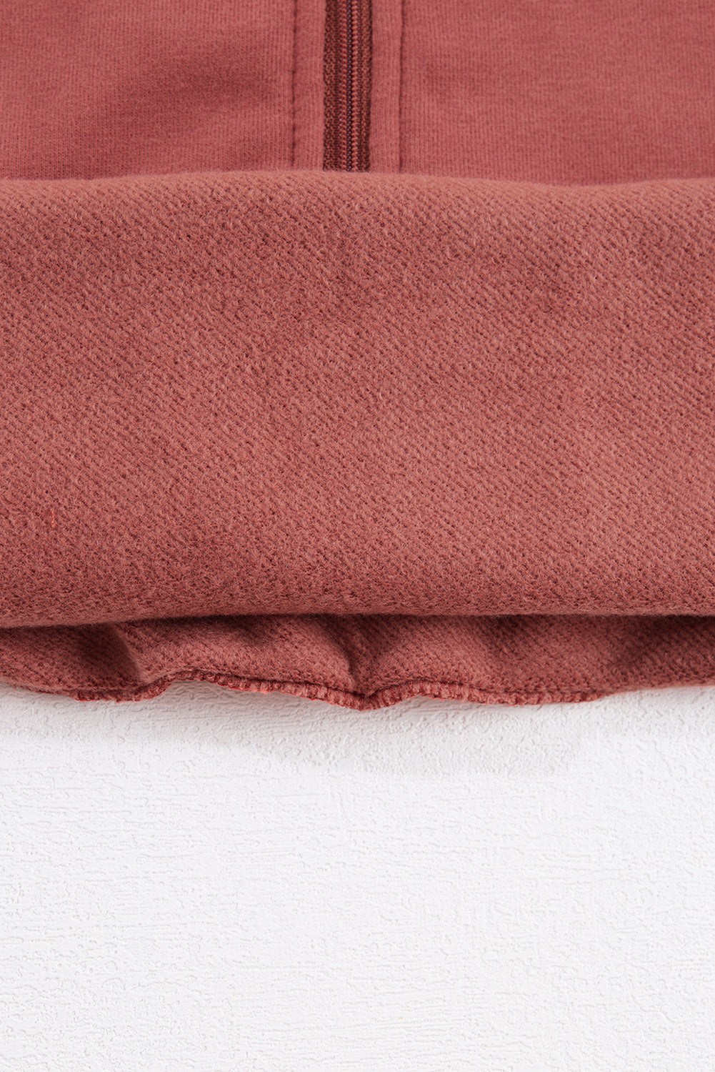 Fleece Lined Zip Up Sweatshirt