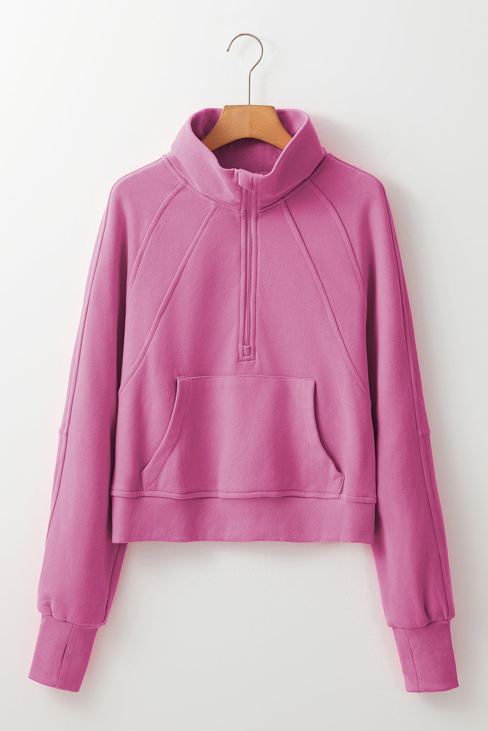 Fleece Lined Zip Up Sweatshirt