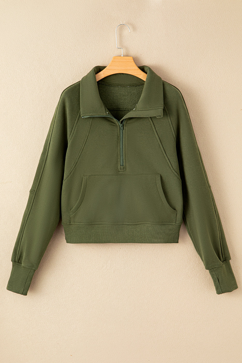 Fleece Lined Zip Up Sweatshirt