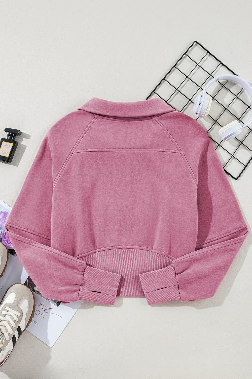 Fleece Lined Zip Up Sweatshirt