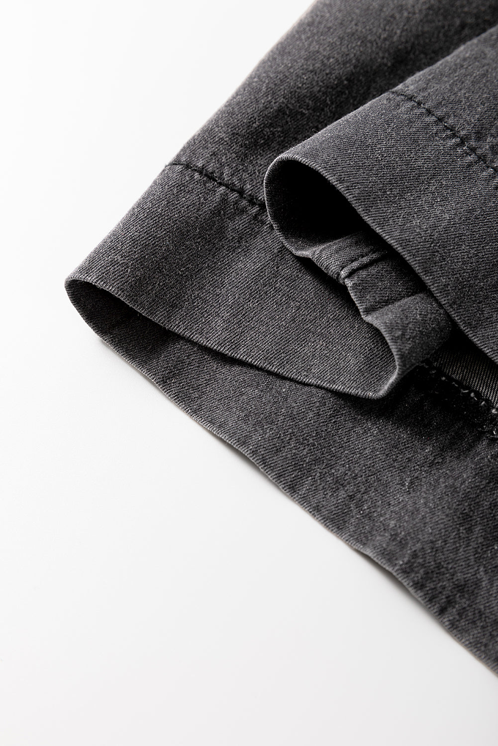 Button Fly Waist Wide Leg Jeans