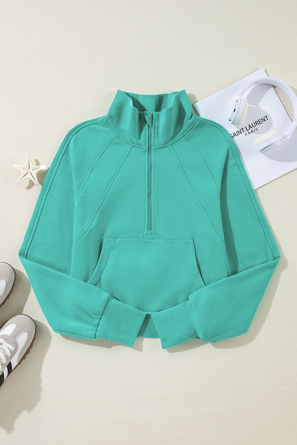 Fleece Lined Zip Up Sweatshirt