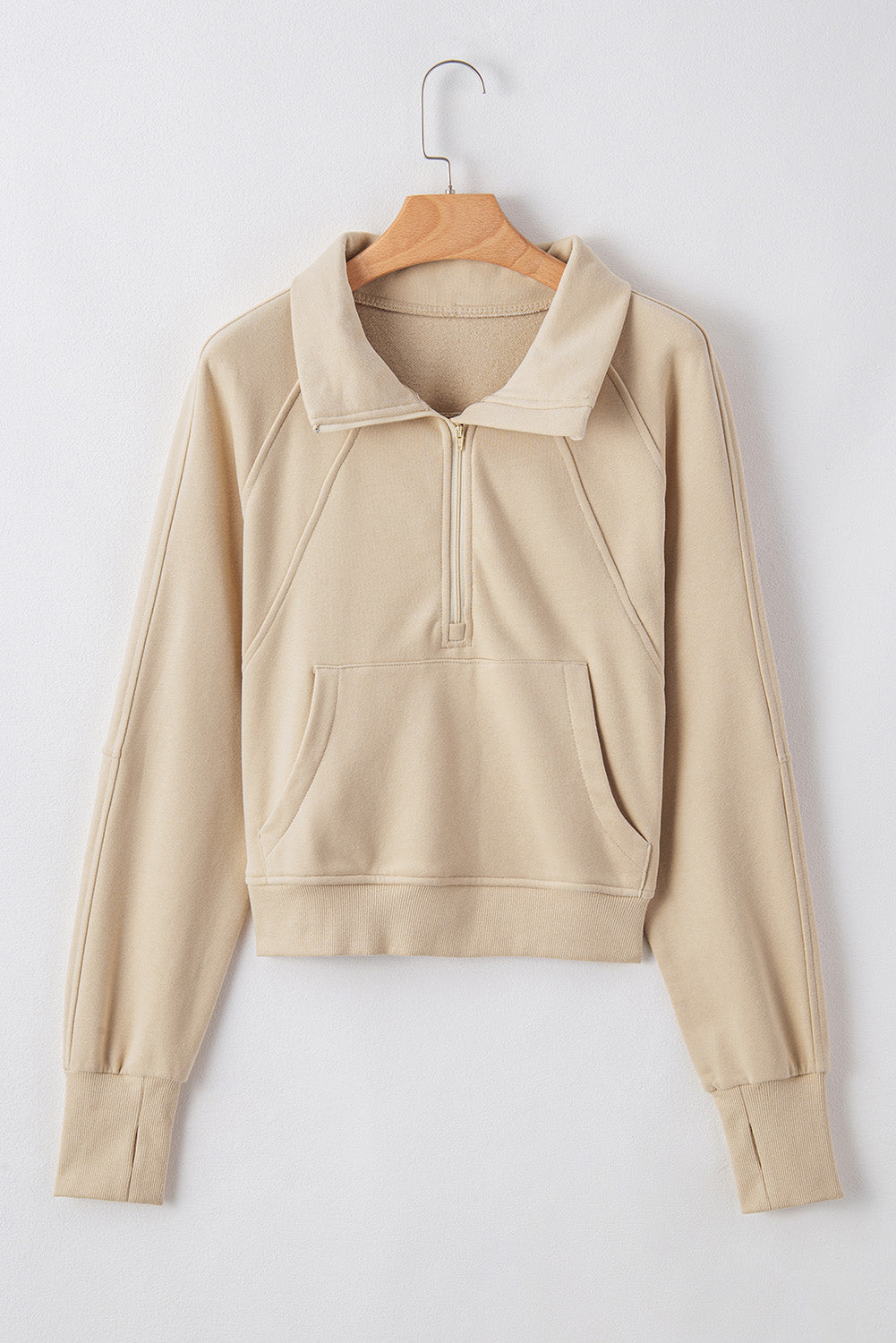 Fleece Lined Zip Up Sweatshirt