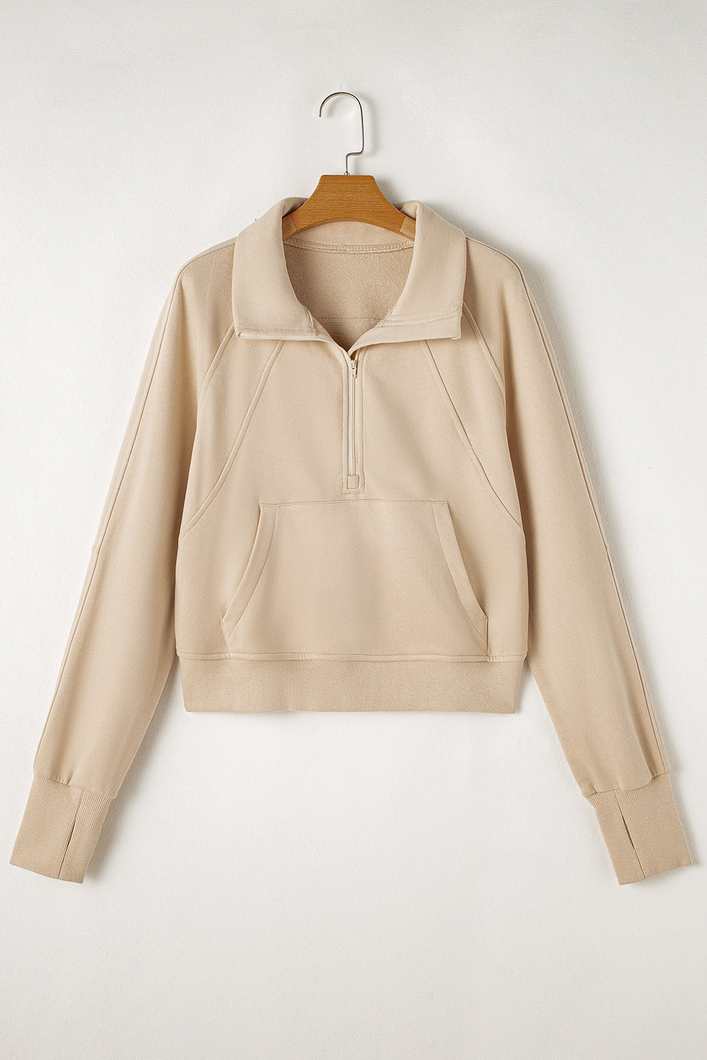 Fleece Lined Zip Up Sweatshirt
