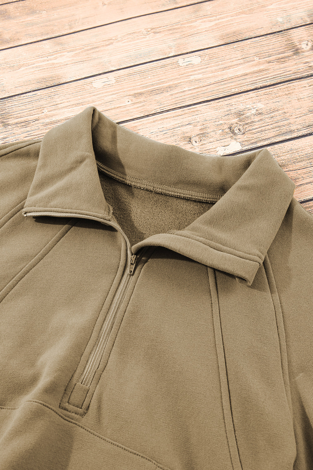 Fleece Lined Zip Up Sweatshirt