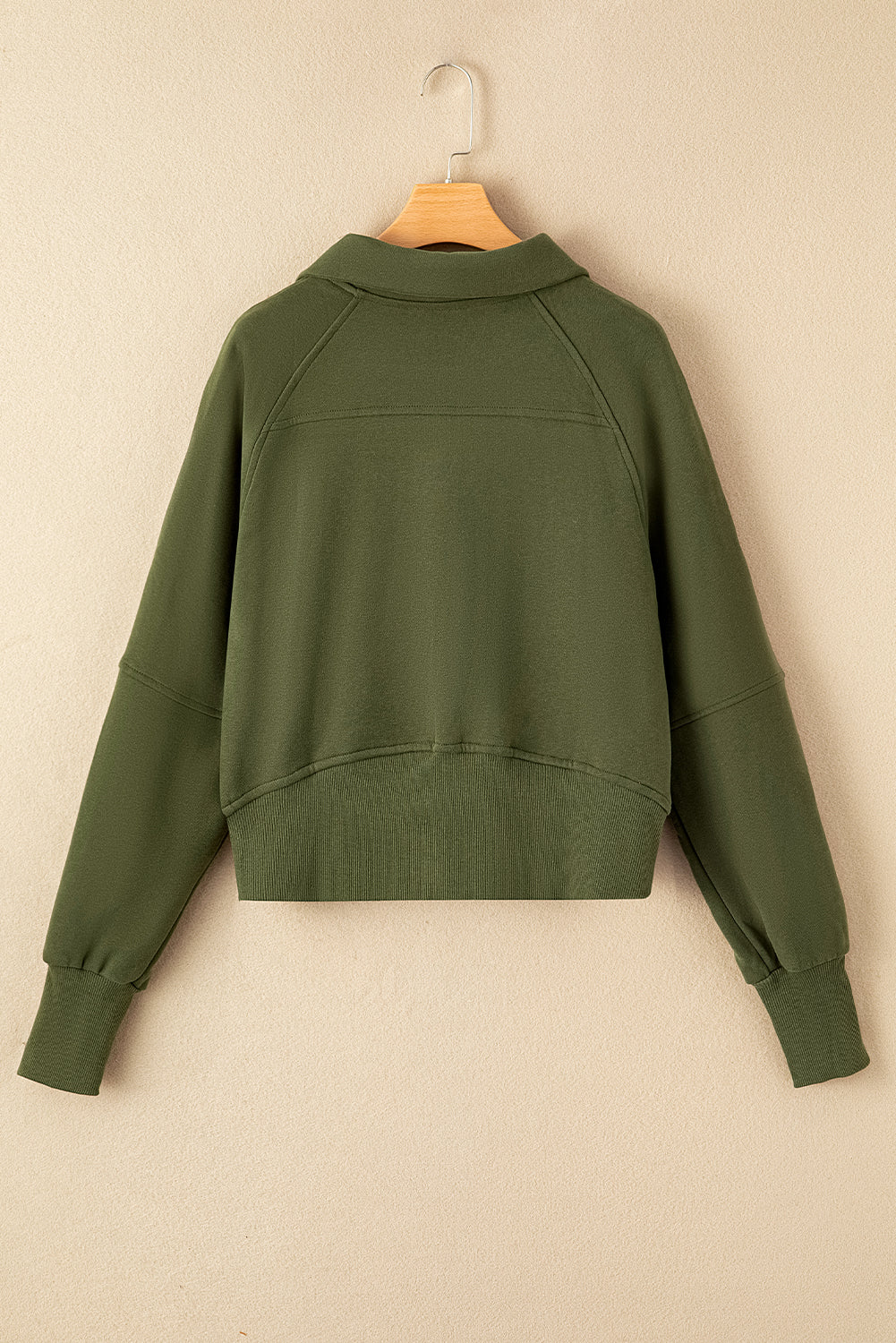 Fleece Lined Zip Up Sweatshirt