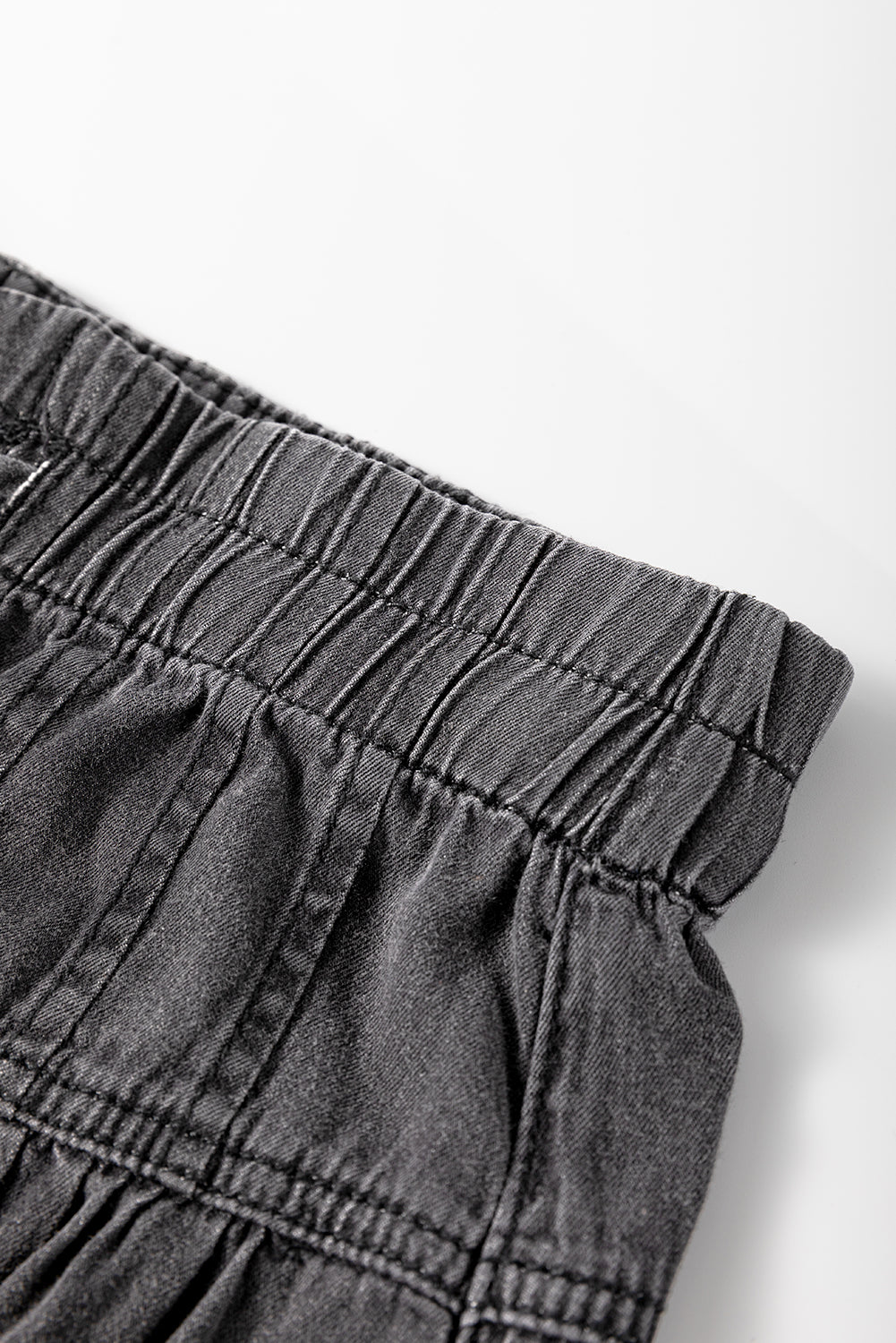 Button Fly Waist Wide Leg Jeans