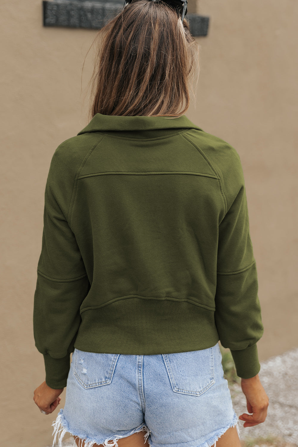 Fleece Lined Zip Up Sweatshirt