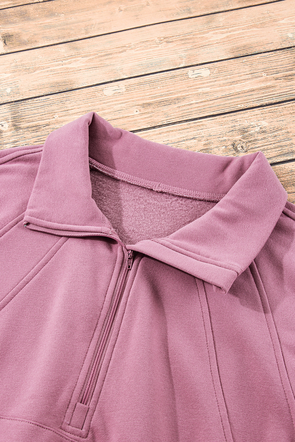 Fleece Lined Zip Up Sweatshirt