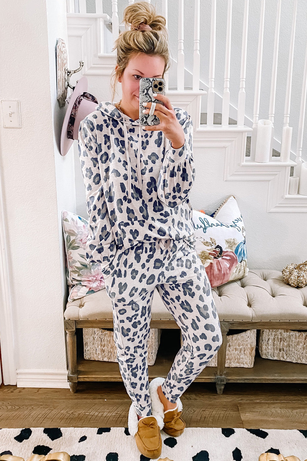 Leopard Pajama Set