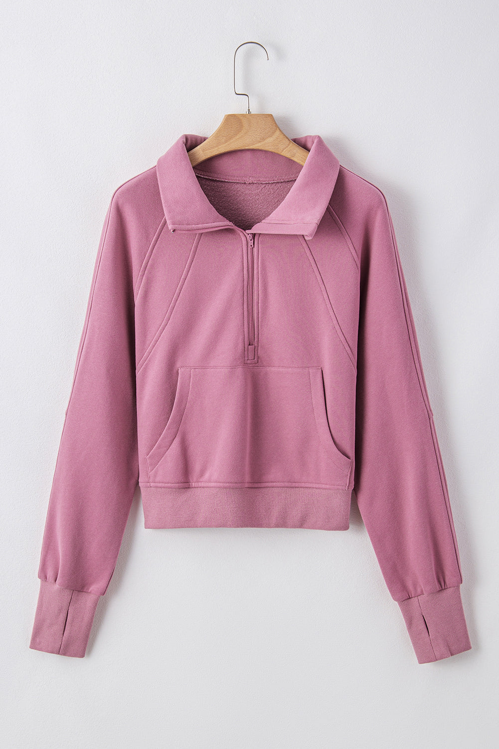 Fleece Lined Zip Up Sweatshirt