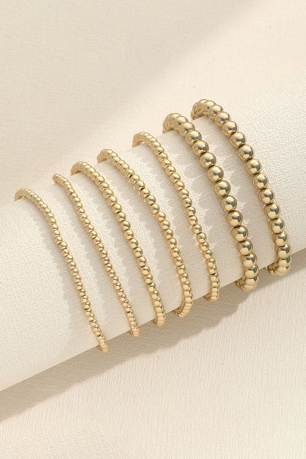 Gold 7pcs Luxury Bracelet Set