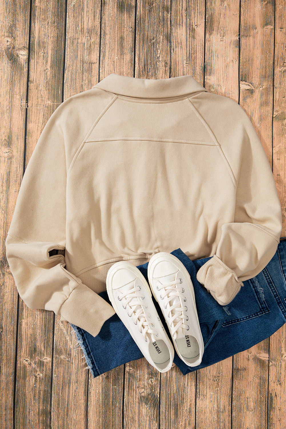 Fleece Lined Zip Up Sweatshirt
