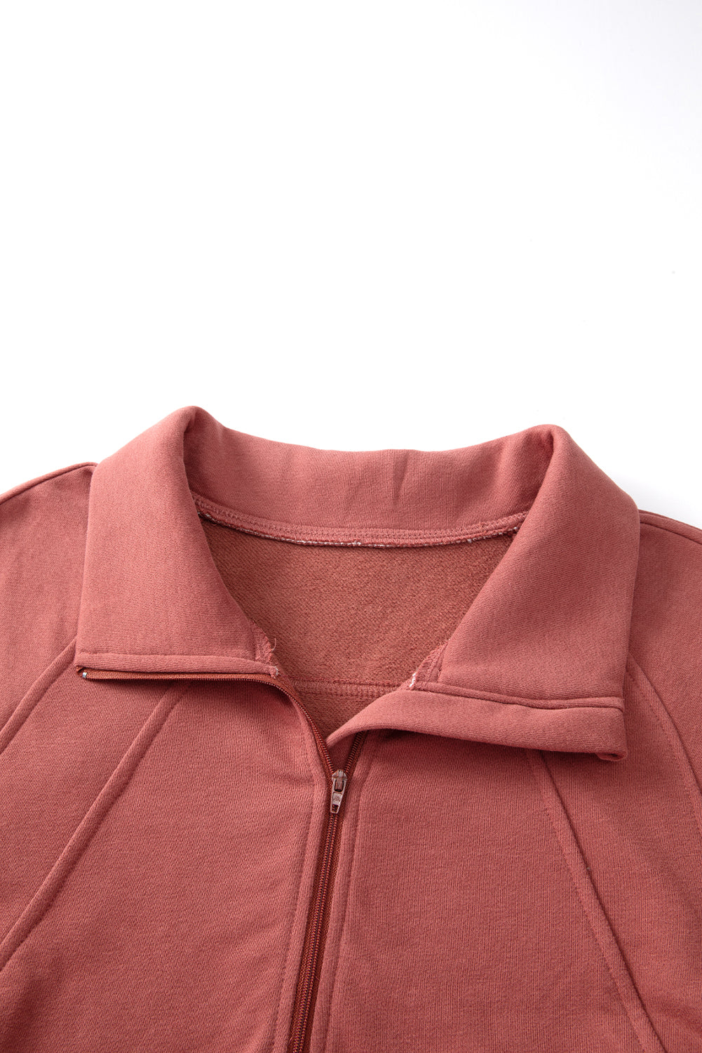 Fleece Lined Zip Up Sweatshirt